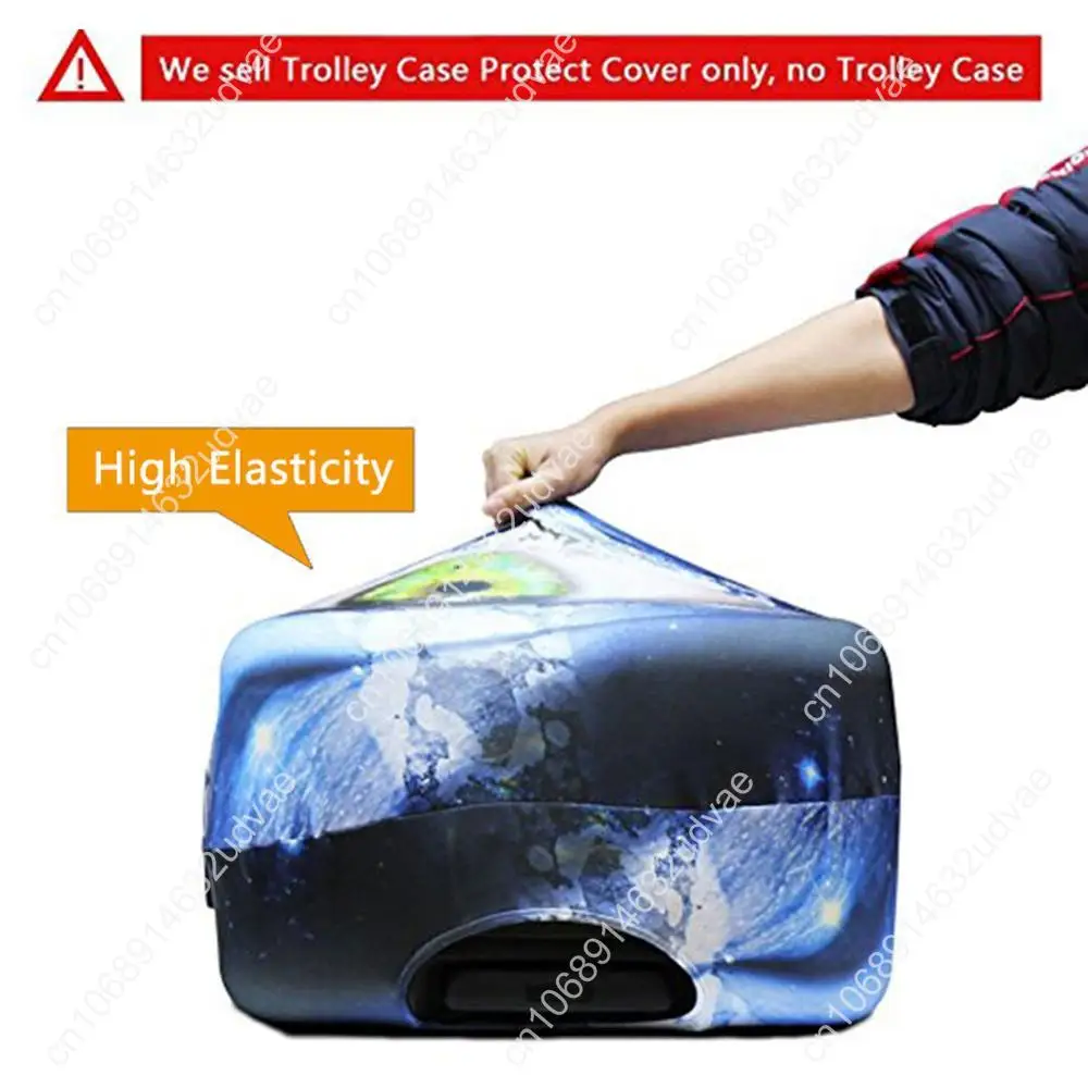 18\'\'-32\'\' Trolley Luggage Protective Dust Covers Stretch Travel Suitcase Covers Spandex Waterproof Baggage Cover