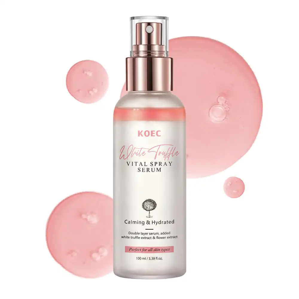 

100 мл KOEC Белый трюфель Vital Spray Цветок сакуры Двухслойная сыворотка Увлажняющая Успокаивающая Освежающая Светящаяся Длительный эффект