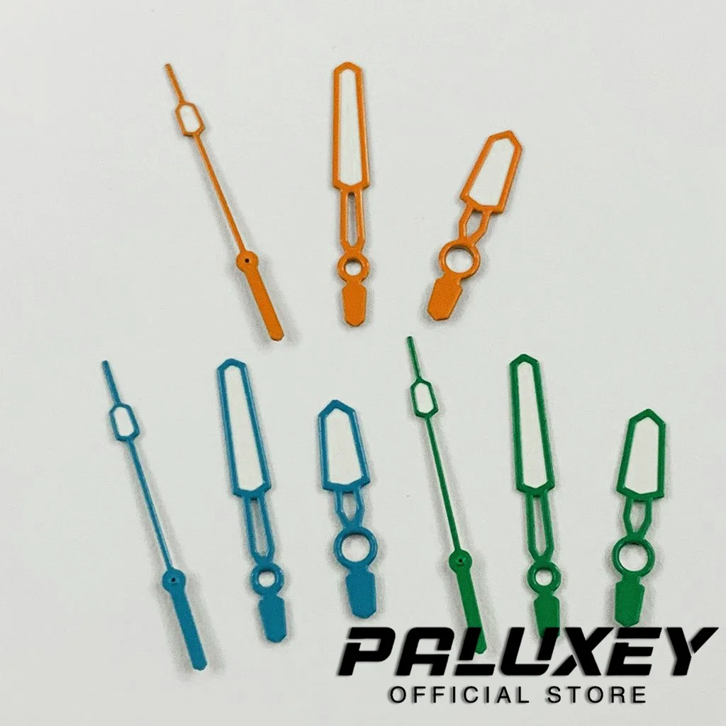 ตัวชี้นาฬิกาเคลื่อนไหวสำหรับ Nh35ตัวชี้ NH35/NH36/4R/7S สีเขียวสำหรับ Jam Tangan hijau