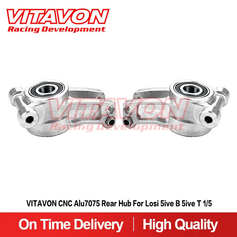 VITAVON CNC Alu7075 Rear Hub For Losi 5ive B 5ive T 2.0 1/5