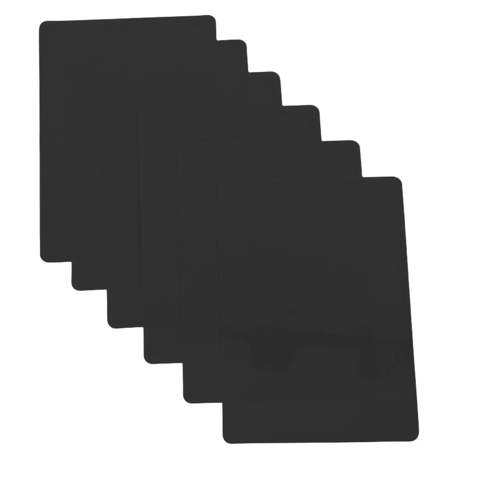 

6Pcs A6 Dual-Side Waterproof Dry-Erase Price Tags Shelf Labels for Supermarket Display Reusable Plastic Shelf Tag Holders