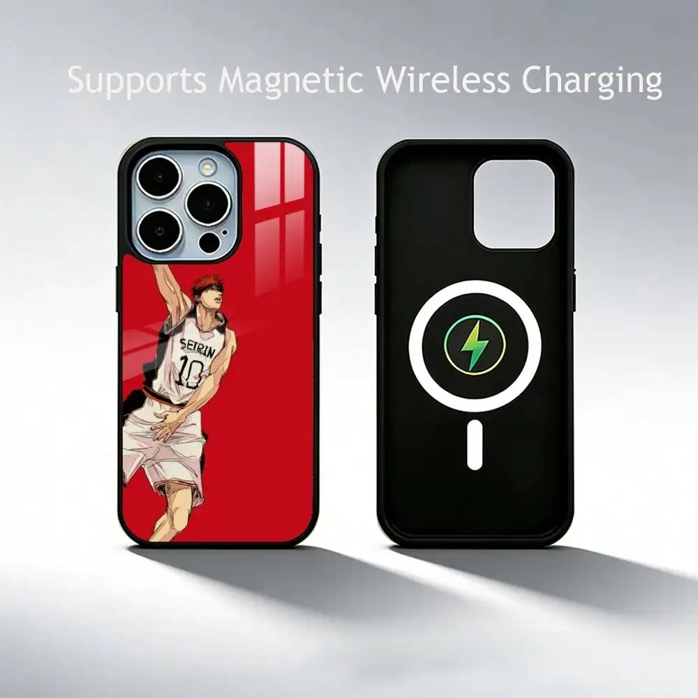 Kurokos Basketball  Phone Case For iPhone17,16,15,14,13,12,11 Plus,Pro Supports Magnetic Wireless Charging
