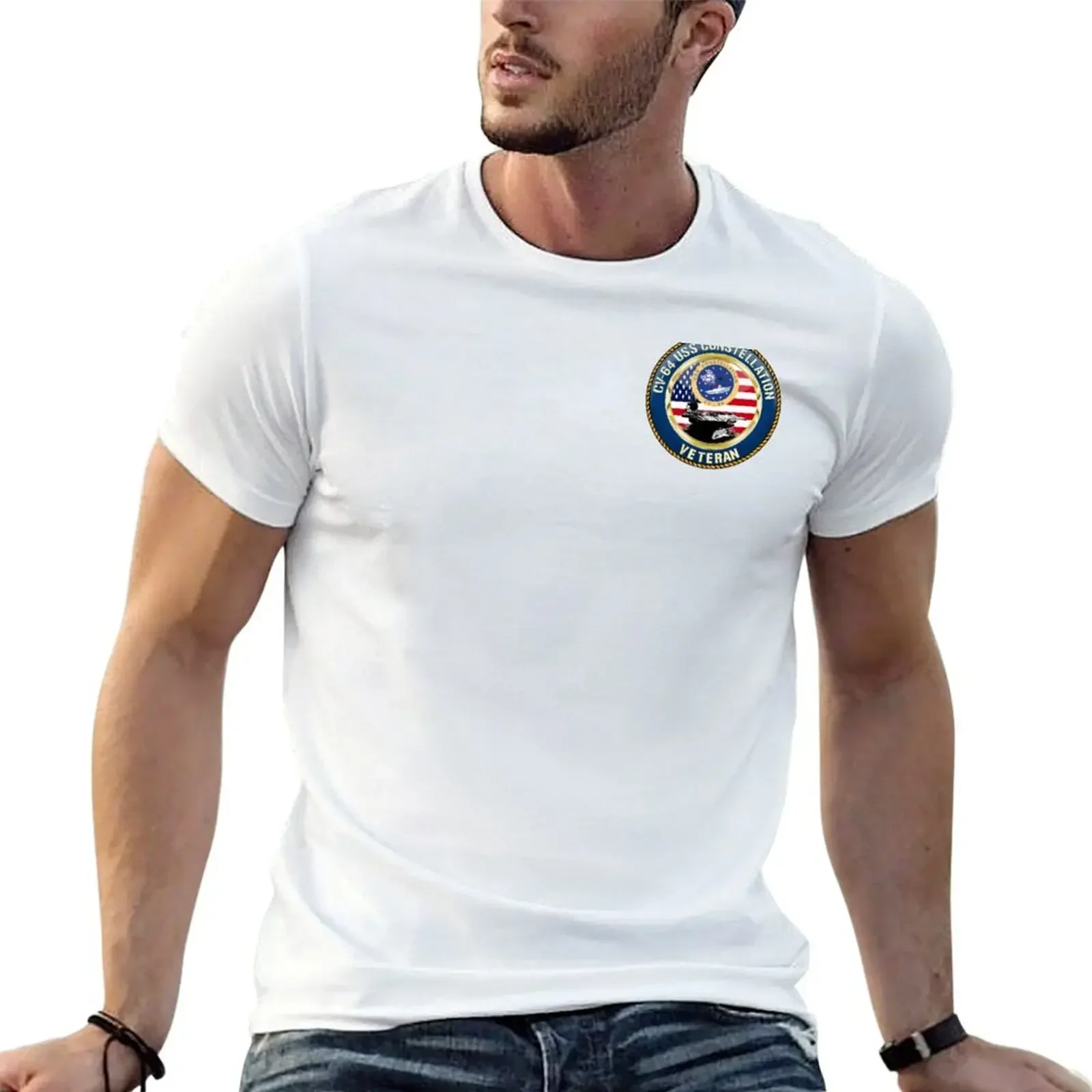 CV-64 USS Constellation T-Shirt essential t shirt quick-drying oversized t shirt men