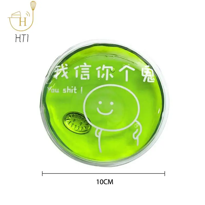 1pc Cartoon Round Hand Warmer Lightweight  Portable Instant Heat Pad Outdoor Stove Hand Warmers Mini Practical Self-heating