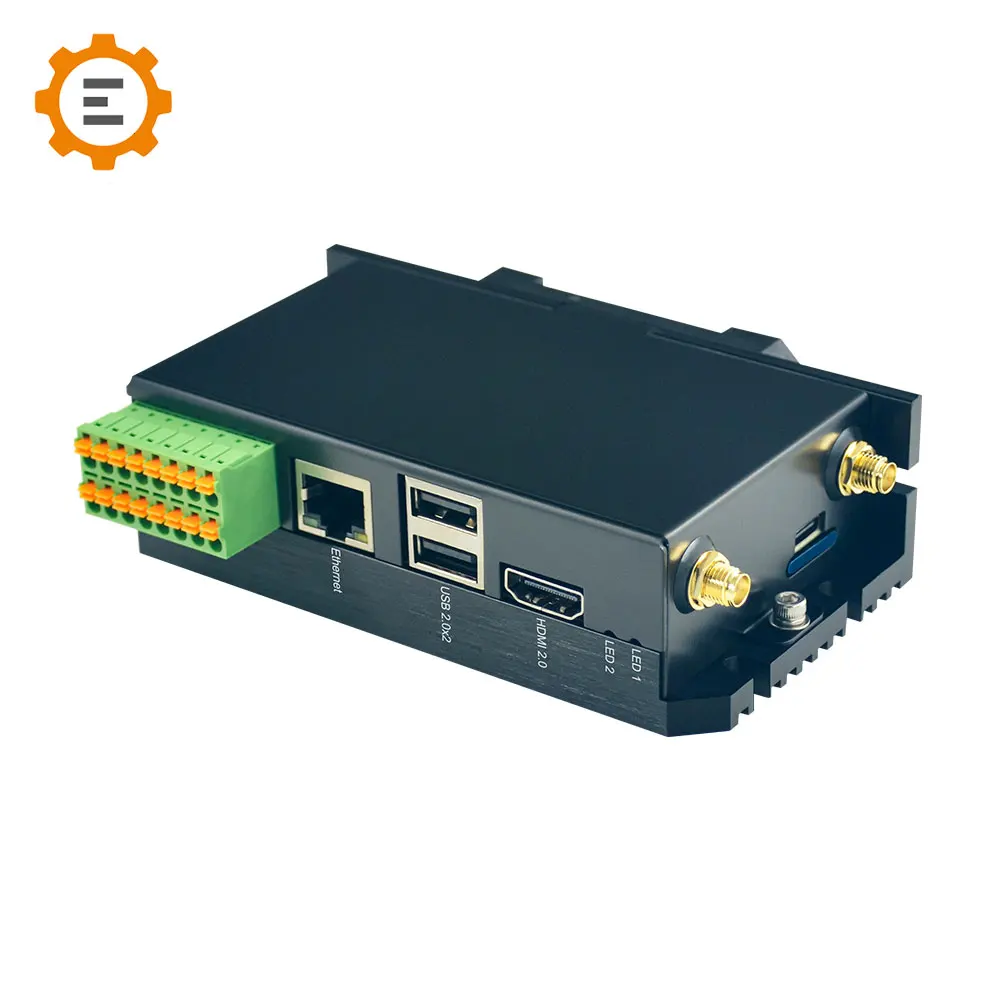 

Industrial IoT Gateway PLC Controller IO Expansion Module 24V Original Warehouse Stock Programming Controller RS485 (1GB RAM 8GB