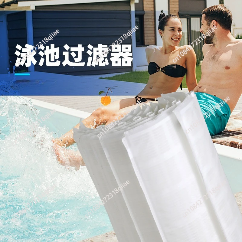 Filtro de piscina de rejilla, elemento filtrante de tierra diatomeas, filtro de piscina de rejilla, juego de 8 piezas