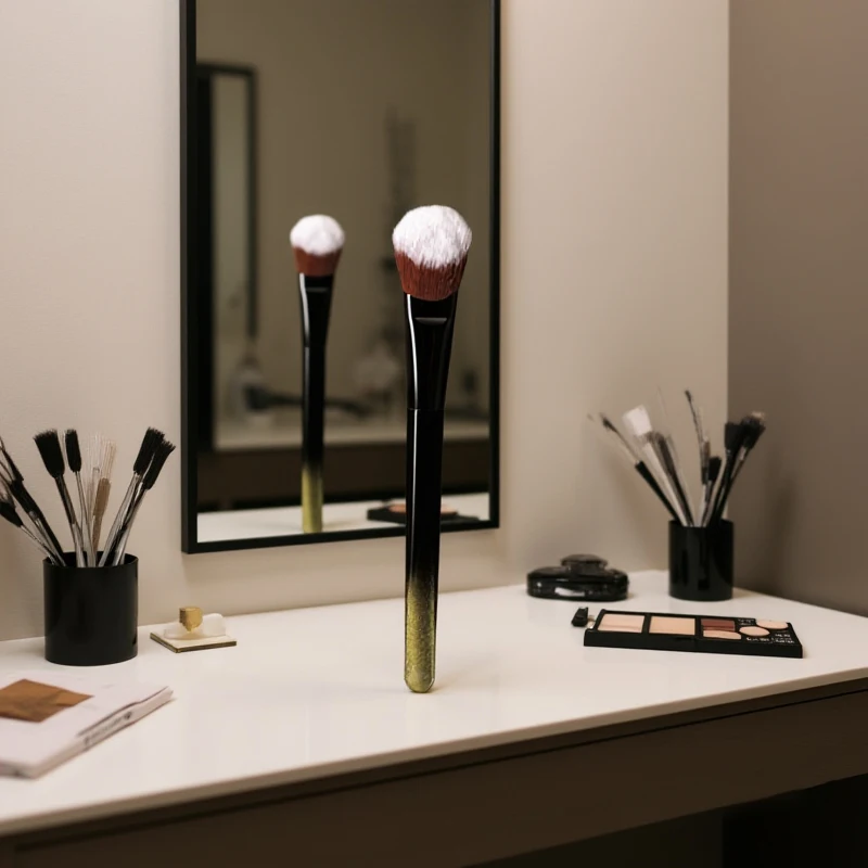 المحمولة مسحوق أحمر الخدود الوجه كونتور ماكياج أداة التجميل المنحدر نوع فرشاة أحمر الخدود للخدود للنساء الفتيات المبتدئين #6