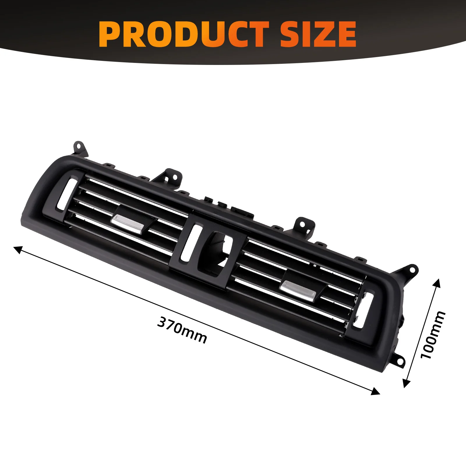 

64229166885 Center Dashboard Air Conditioning Vent for BMW 5 Series F10 F11 520i 528i 535i 2010-2017 AC Vent Grille