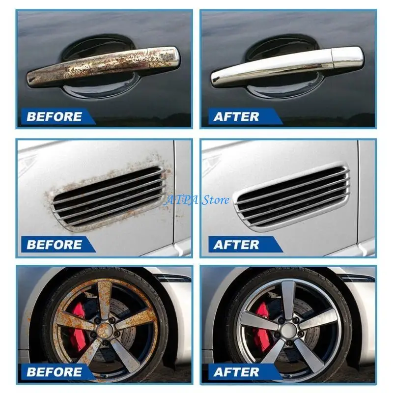 

U13C Car Rust & Iron Particle RemoverSpray, 2025 Upgrade Rust Remover for Metal, Rust RemoverSpray for Removing Rust and Iron
