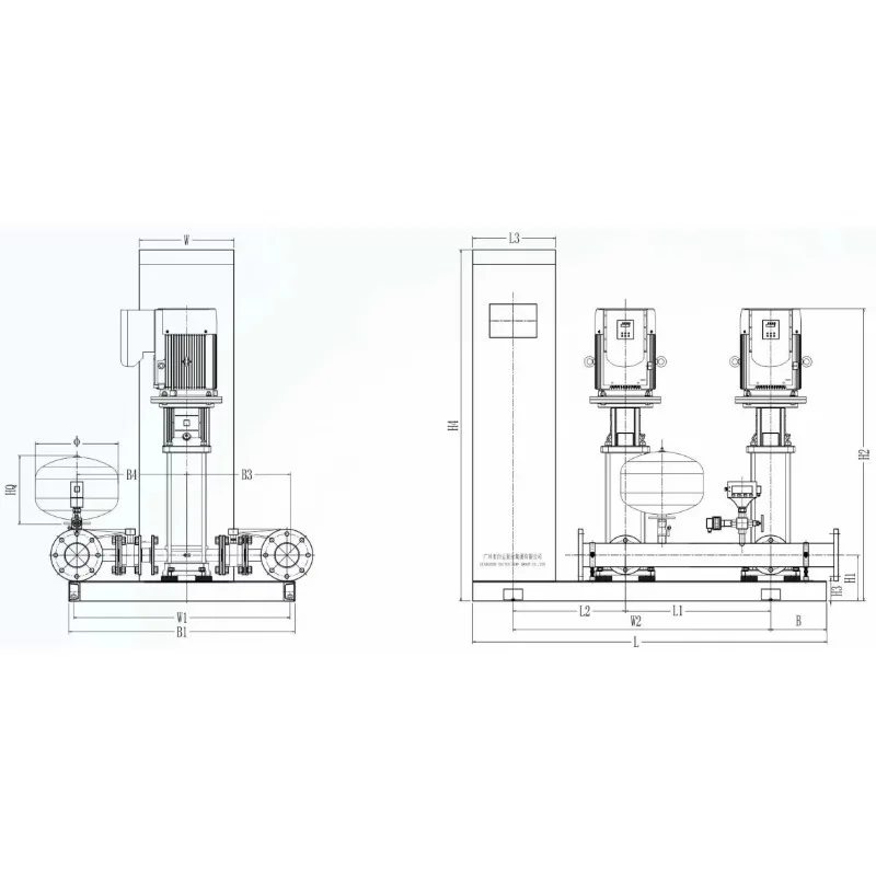 Multistage Frequency Conversion Pump Set for High-Rise Building Water Supply - Low Maintenance Costs Horsepower