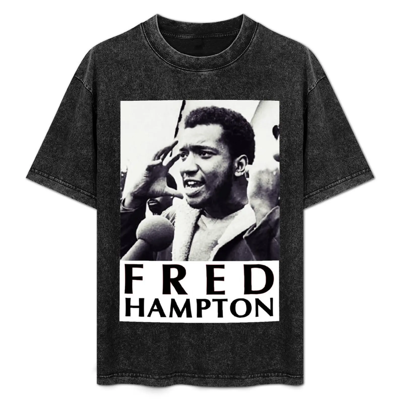 

Fred Hampton T-Shirt Holiday Casual Short Sleeve Top