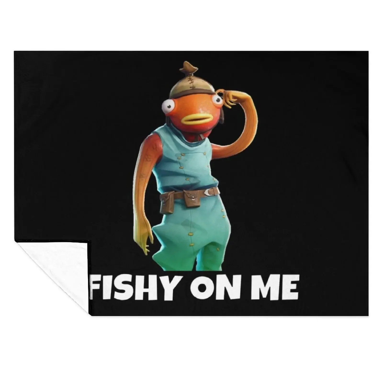 

Fishy on me Throw Blanket blankets and throws Soft Hairy blankets ands Blankets