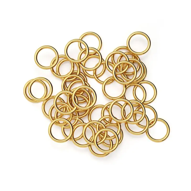 50-100Pcs Stainless Steel Open Jump Rings For Jewelry Making Split Rings Single Loop Accessories DIY Jewelry Findings Supplies