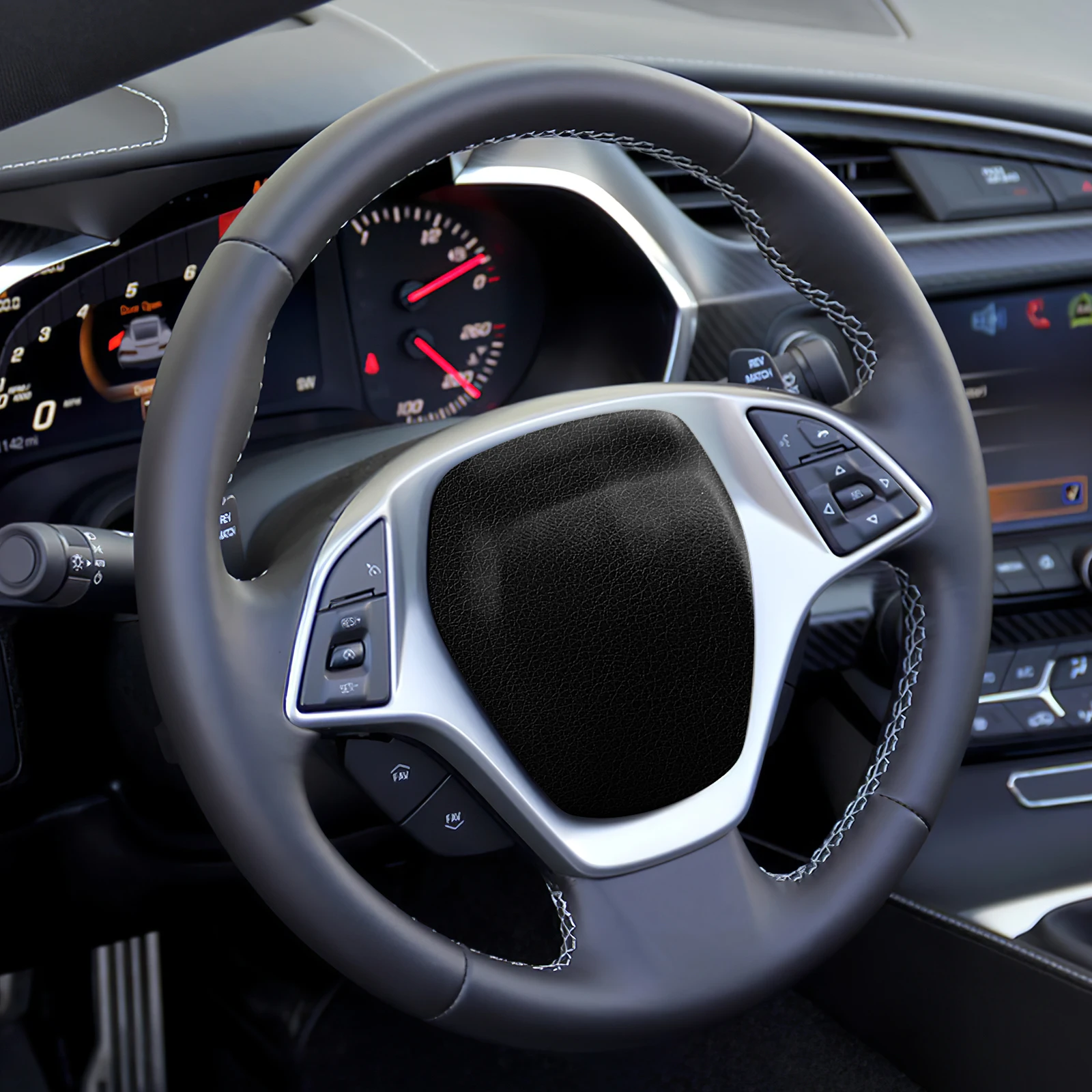 

Premium Textured Pvc Film For Interior Modification Dash Central Console Protection Sticker Easy Install Durable Scratch