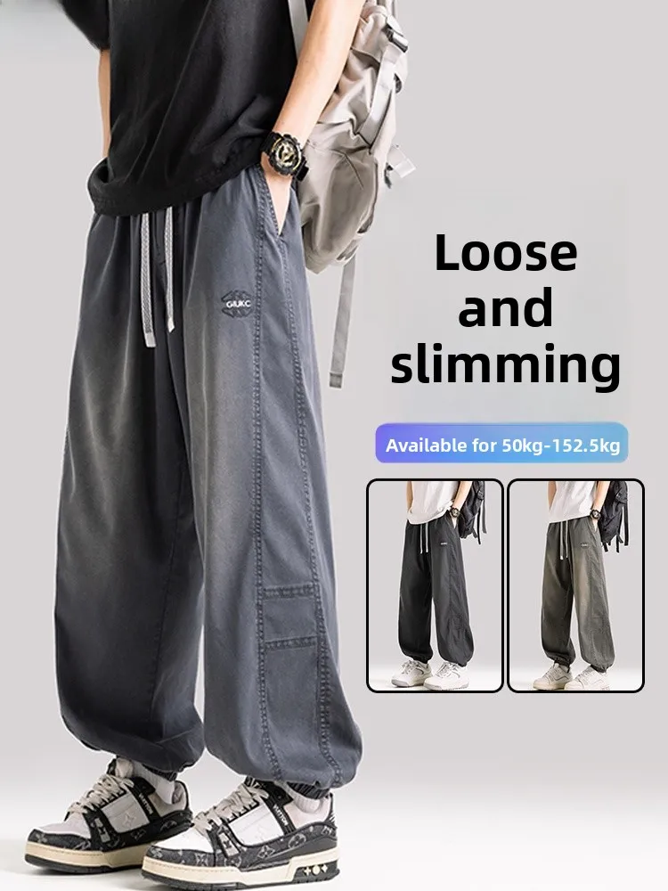 

Men's Jeans Summer Faion Loose plus Size American Sle Cuffed Long Pants Casual Wear Urban Sle Harlan Pants