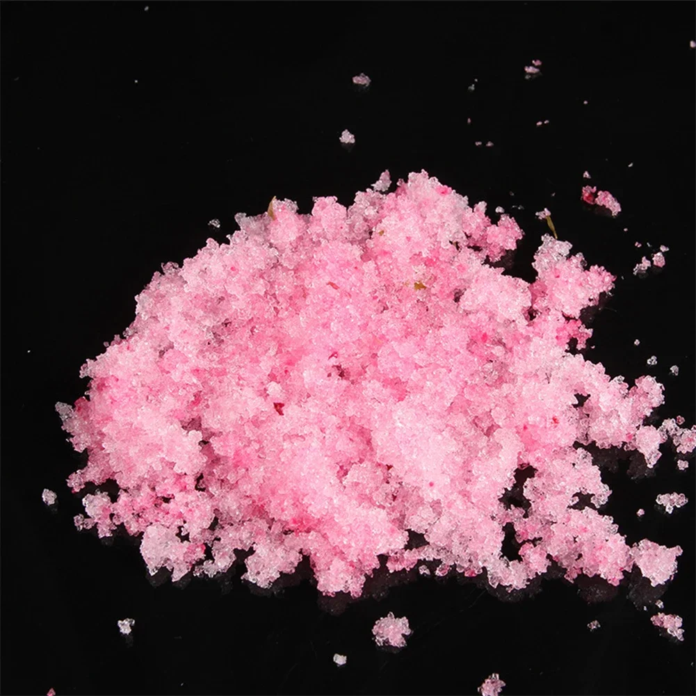 10 قطعة فقاعة الورد حمام مسحوق حمام القدم كريستال حمام القدم كريستال الطين الجسم القدم الملح سبا تقشير حمام الطين سبا باديكير