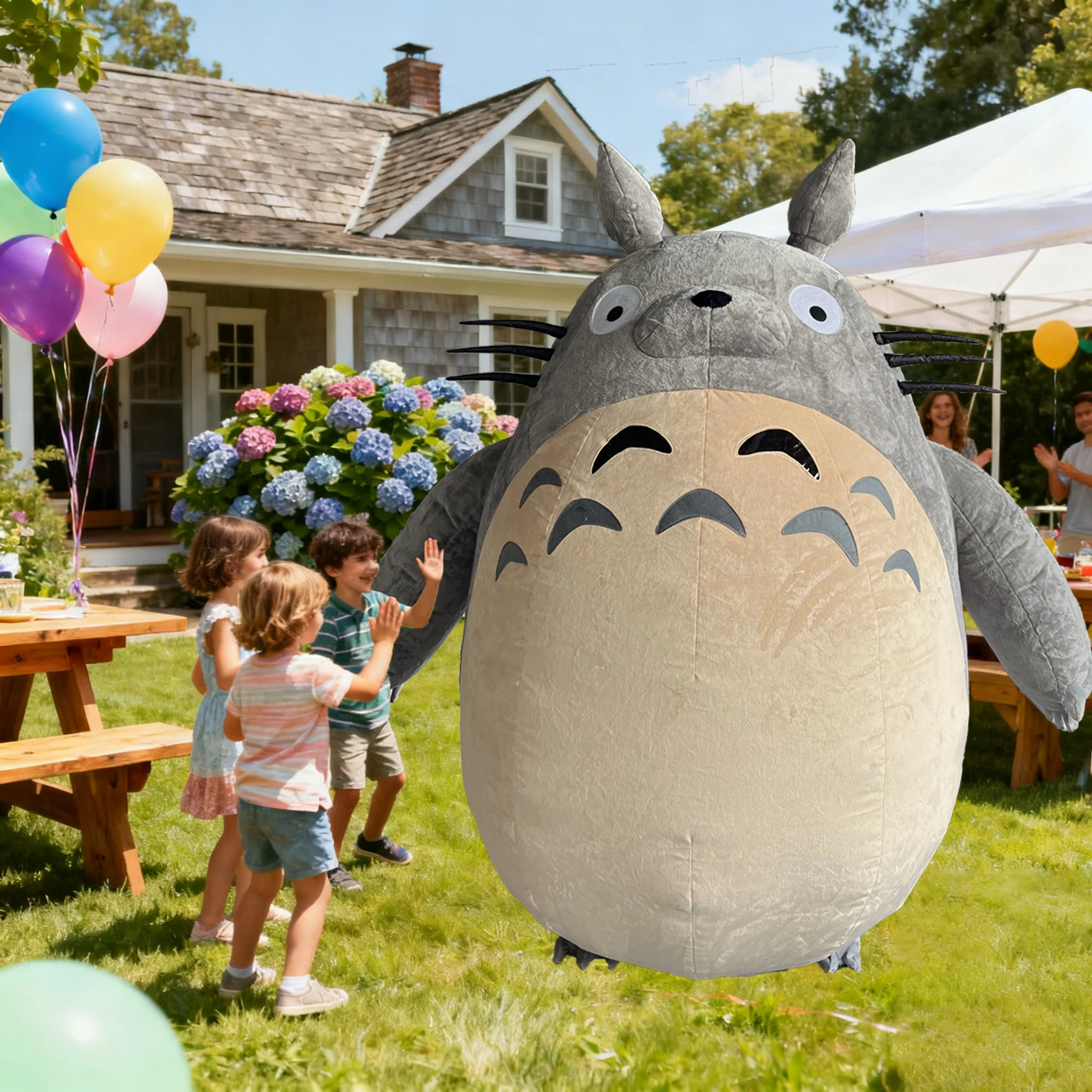 

Fat Cat Inflatable Costume Parade Adult Character Cosplay Animal Birthday Halloween Party Event Mascot Set