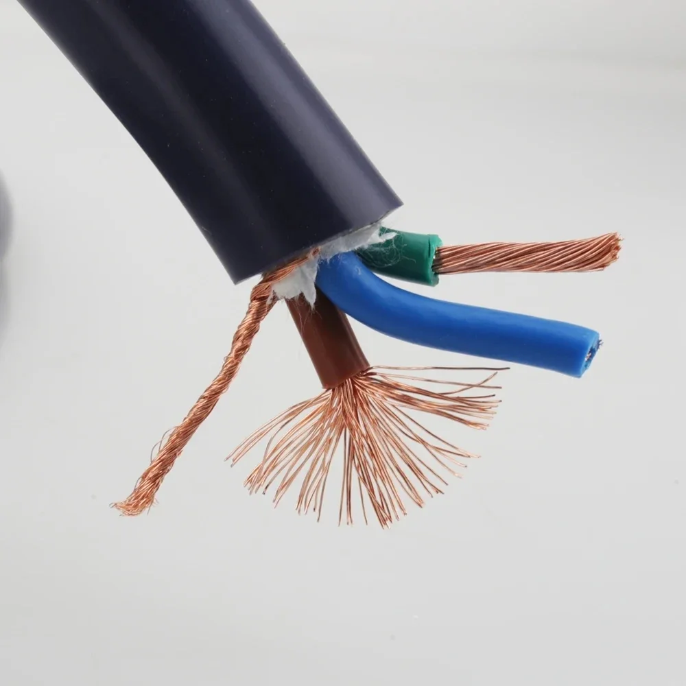 Audiocrast DIY 오디오 애호가 앰프용 순수 구리 전원 와이어 케이블, 계량기 벌크 당 전원 케이블, CD 플레이어, P101