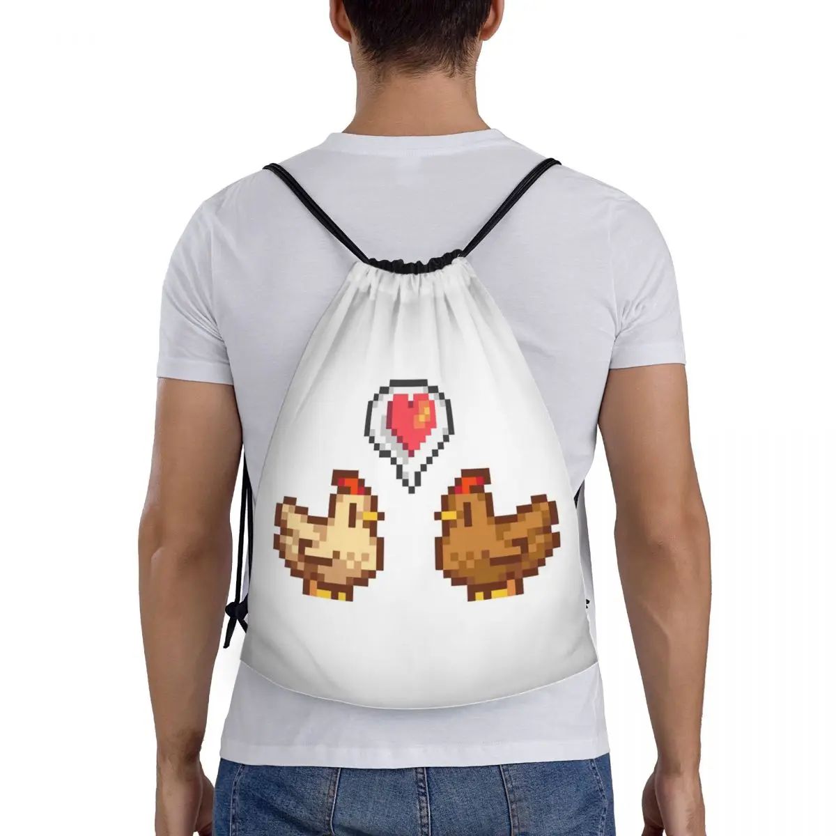 

Stardew Valley Backpacks Multi-function Portable Drawstring Bags Shoes Bag Book Bags For Man Woman School