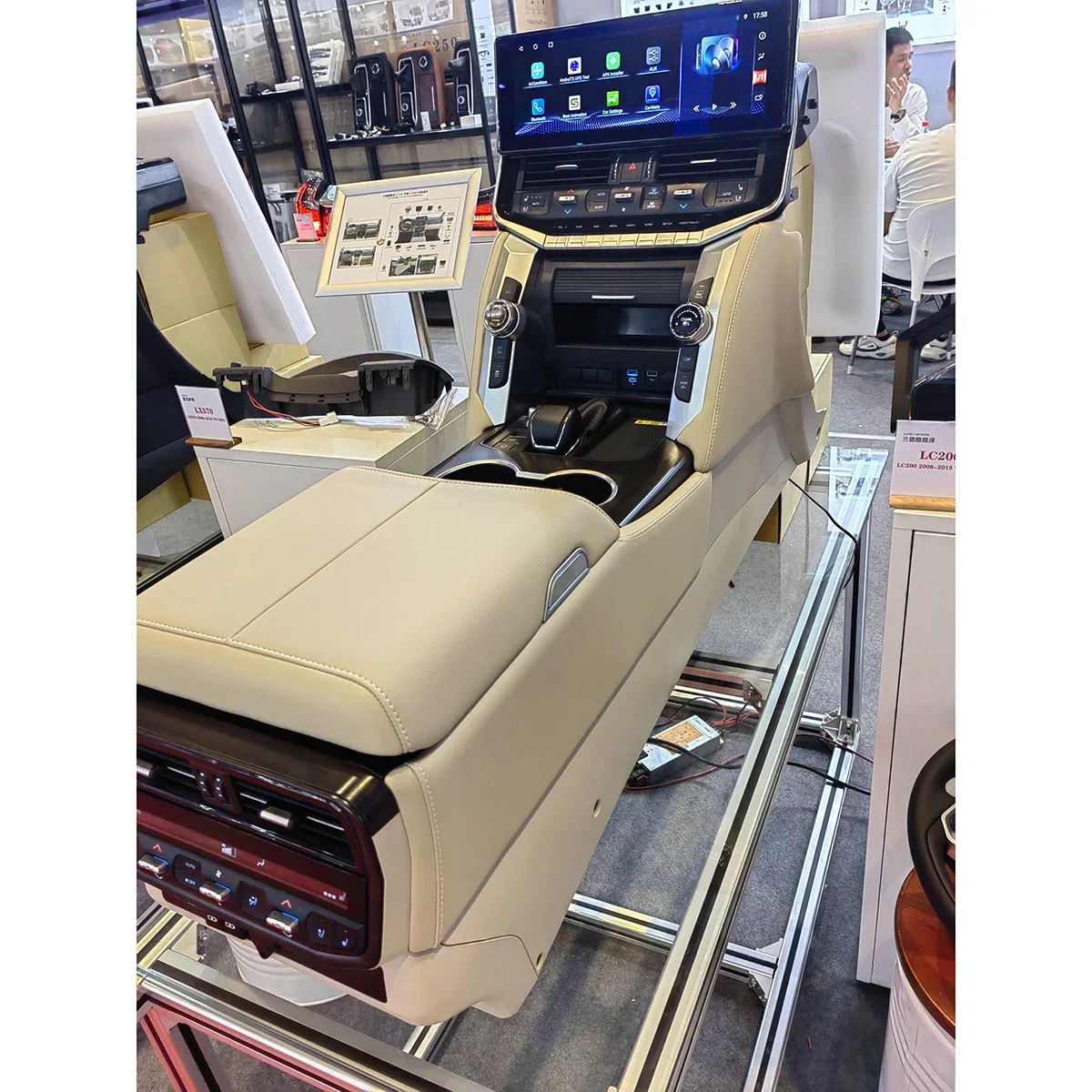 Modified Interior Interior Kit + Door Panels+ Seats  Complete Set for Land Cruiser 2008-2021 LC200 Upgrade 2022-2025 LC300!