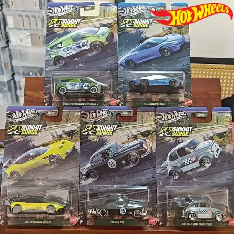 

Genuine Hot Wheels GDG44 Car SUMMIT SURGE ASTON MARTIN VULCAN FORD PERFORMANCE 1/64 Metal Die-cast Model Toy Boy Collect Gift