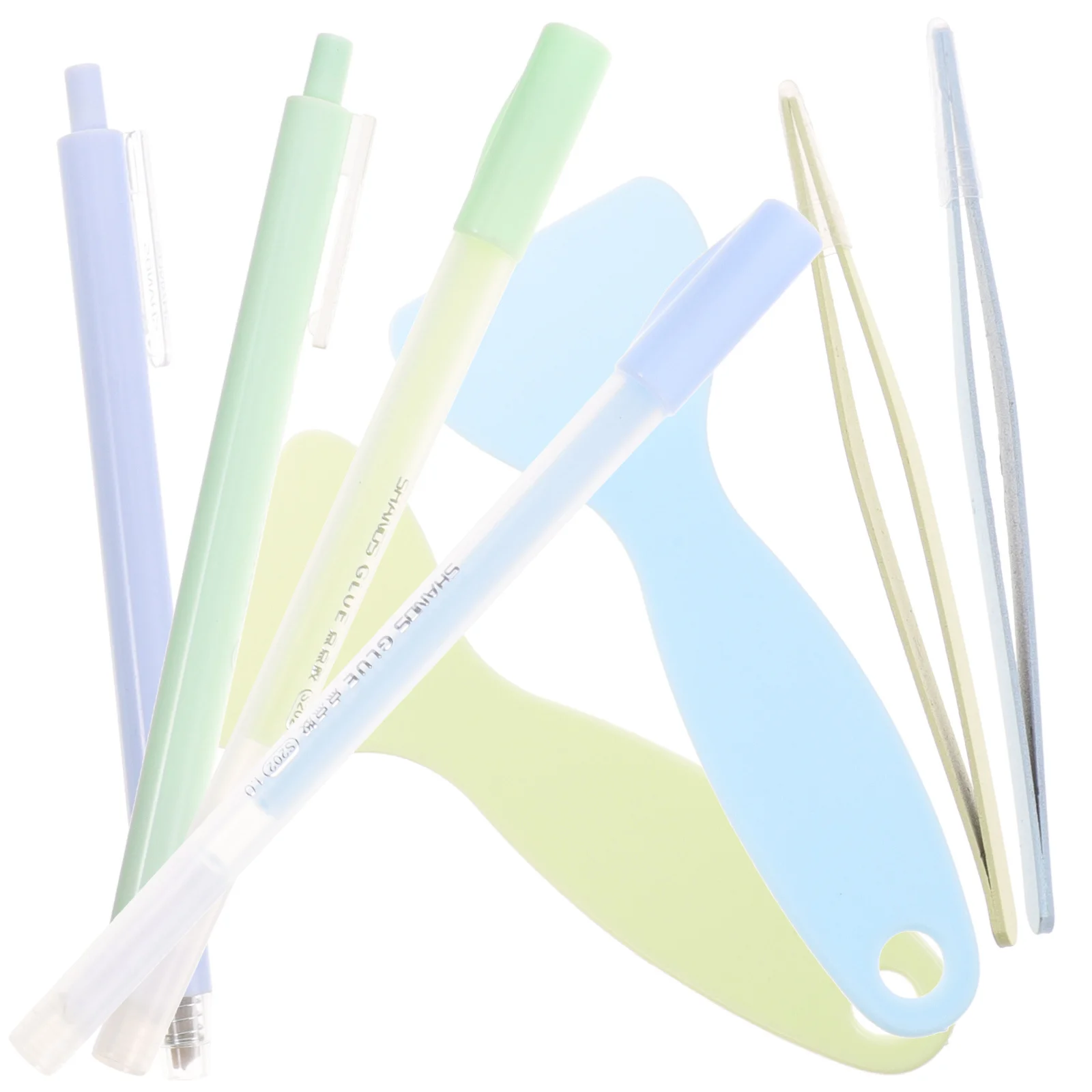 

2Sets Scrapbooking Cutter Set Hand Account Tools Pen Shaped Cutter Spatula Tweezers DIY Craft Supplies for Scrapbook Paper