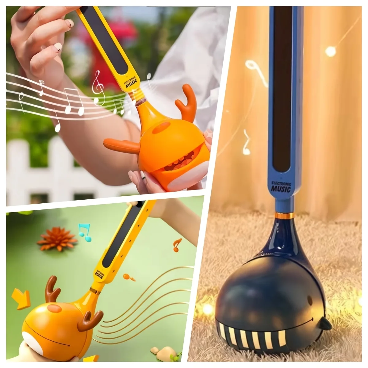 Multi Colors Animal Shaped Otamatone Music Instrument