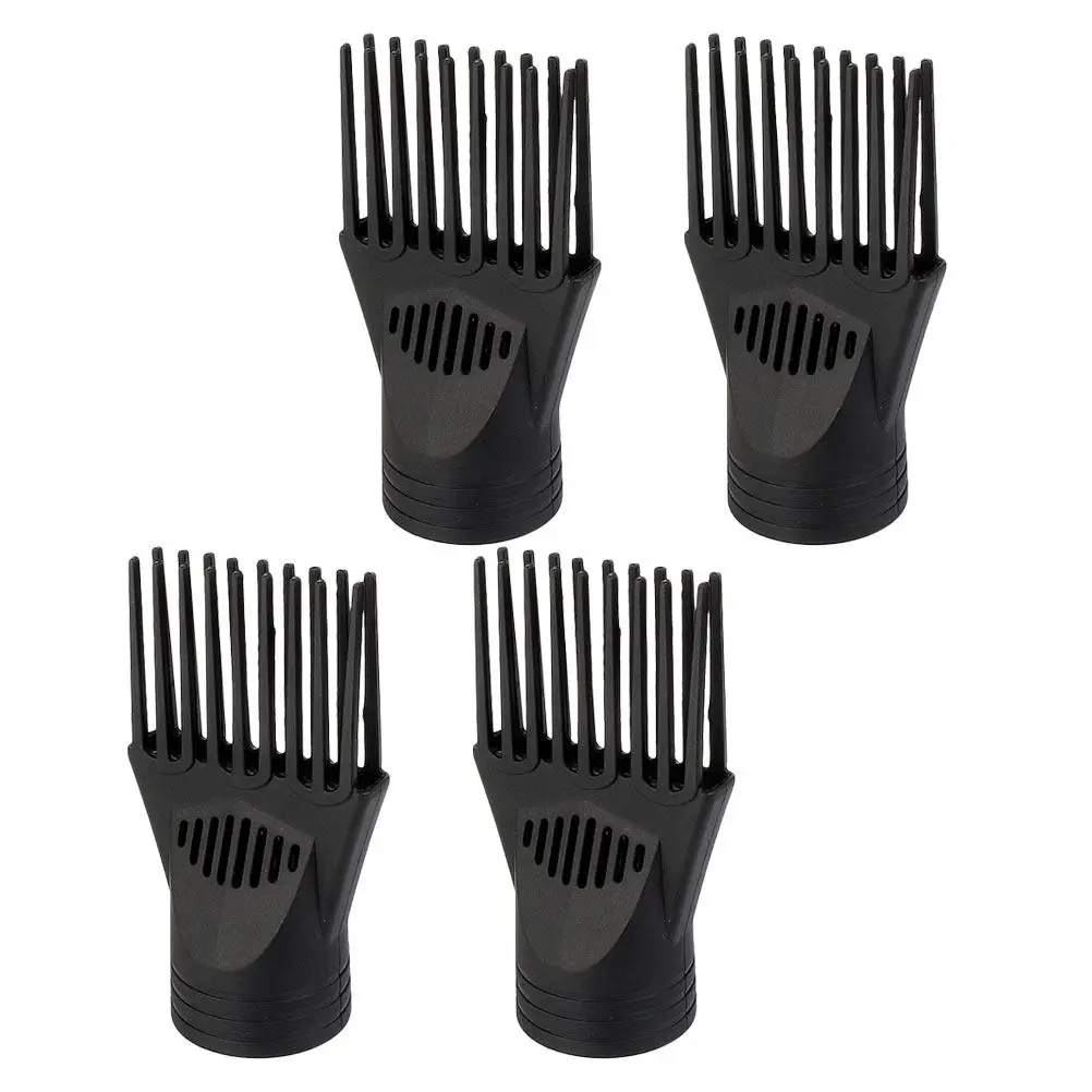 

4Pcs Hair Dryer Nozzle Set Concentrator Diffuser Attachment for Precision Styling Faster Drying Heat Damage Reduction Salon Home