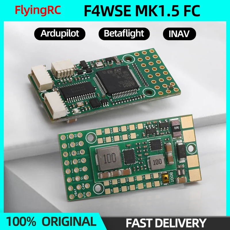 FlyingRC F4WSE MK1.5 Fixed Wing Flight Controller FC Support Analog/Digital VTX Ardupilot/INAV Firmware 2-6S For RC FPV Airplane