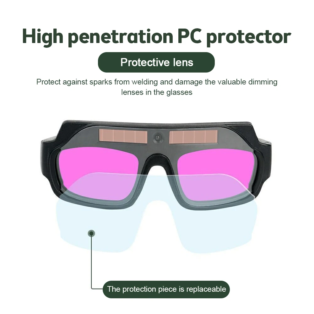 อัตโนมัติ Darkening Dimming แว่นตาช่างเชื่อม Anti-Glare อาร์กอน Arc แว่นตาช่างเชื่อมช่างเชื่อม Pelindung Mata แว่นตาพิเศษเครื่องมือ