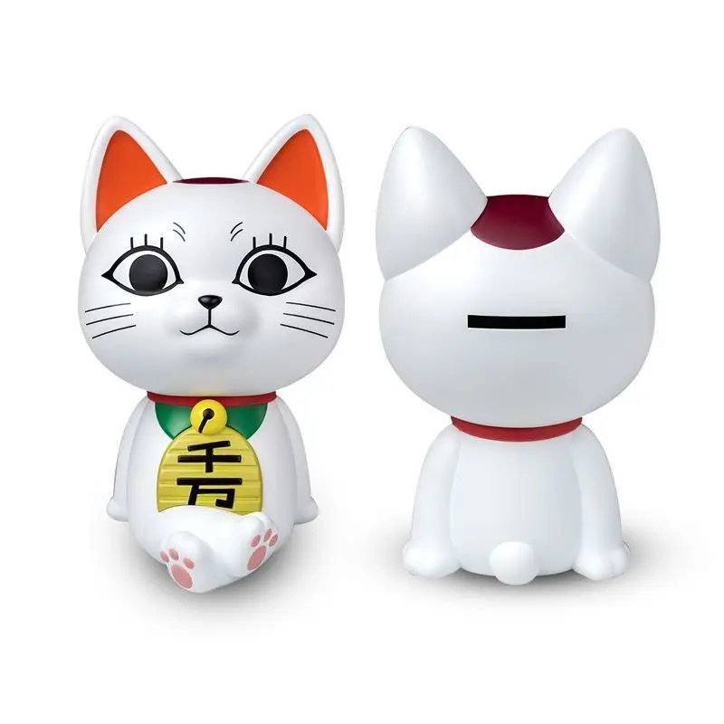 Anime Dan Da Dan Piggy Bank Decoration Turbo Granny Lucky Cat Tabletop Statue Action Figures Model Toys Money Box For Kids Gift