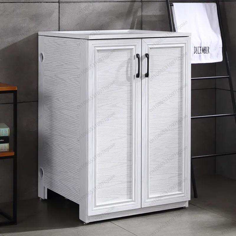 M Space Aluminum Pulsator Washer Cabinet, Outdoor Flip-Top Rain Sun Protection