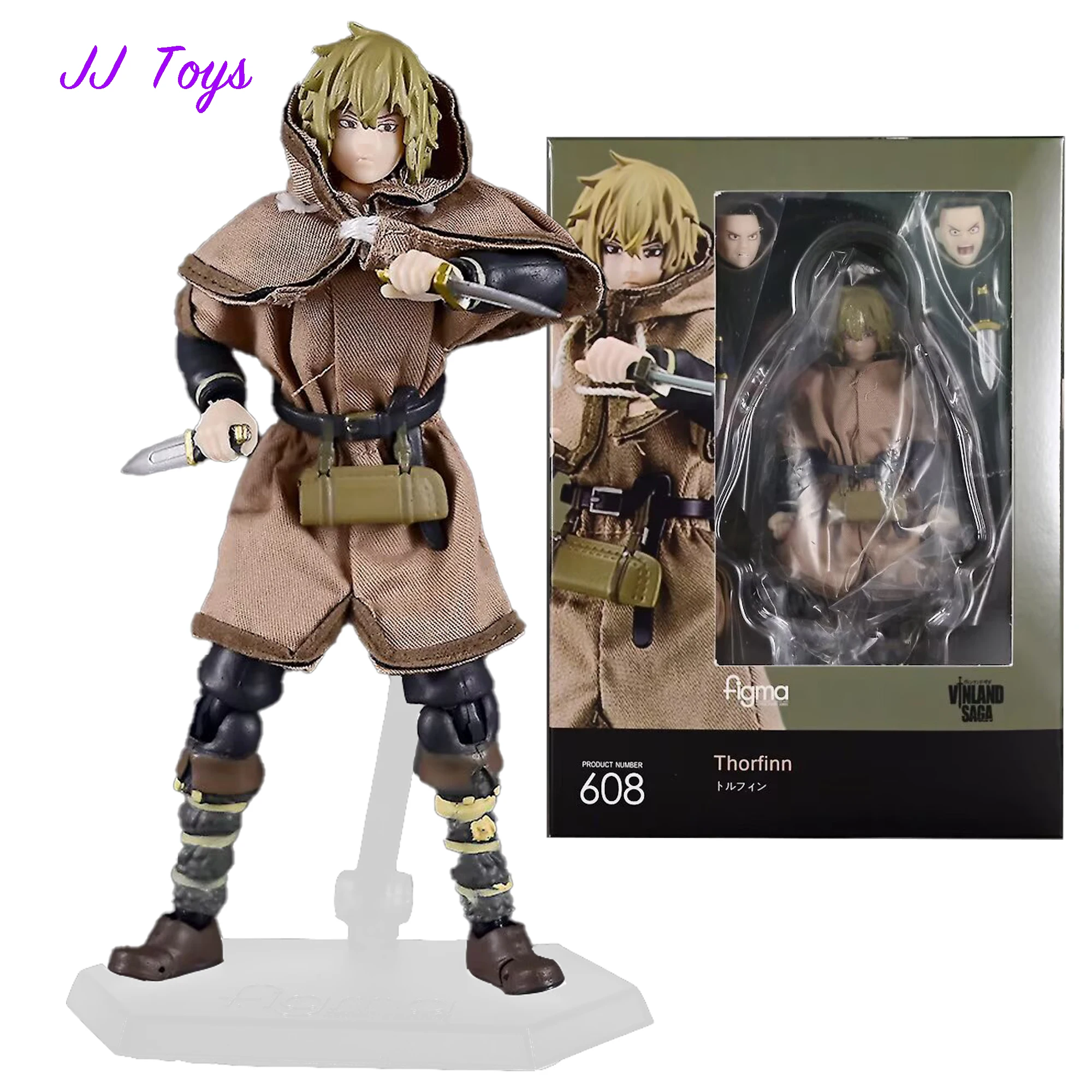 14 سنتيمتر فينلاند ساغا شخصيات كرتونية Thorfinn Karlsefni عمل نموذج لجسم دمية جمع اللعب الهدايا #1