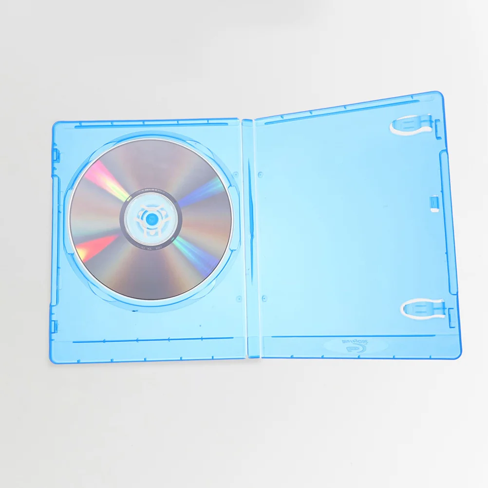 

10Pcs Disc Case Multipurpose Rectangular Translucent Plastic Cd Dvd Storage Box Small Disc Organizer Dvd Packing Boxes