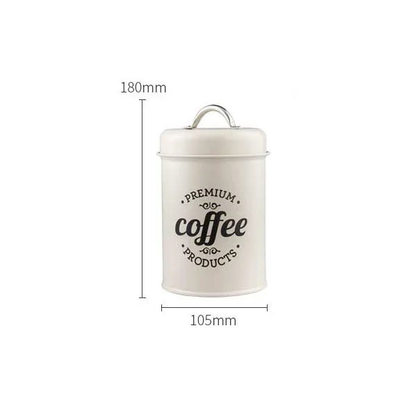 

Герметичный контейнер для кофе, банка для хранения чая и молока с крышкой, для конфет и кофейных зерен