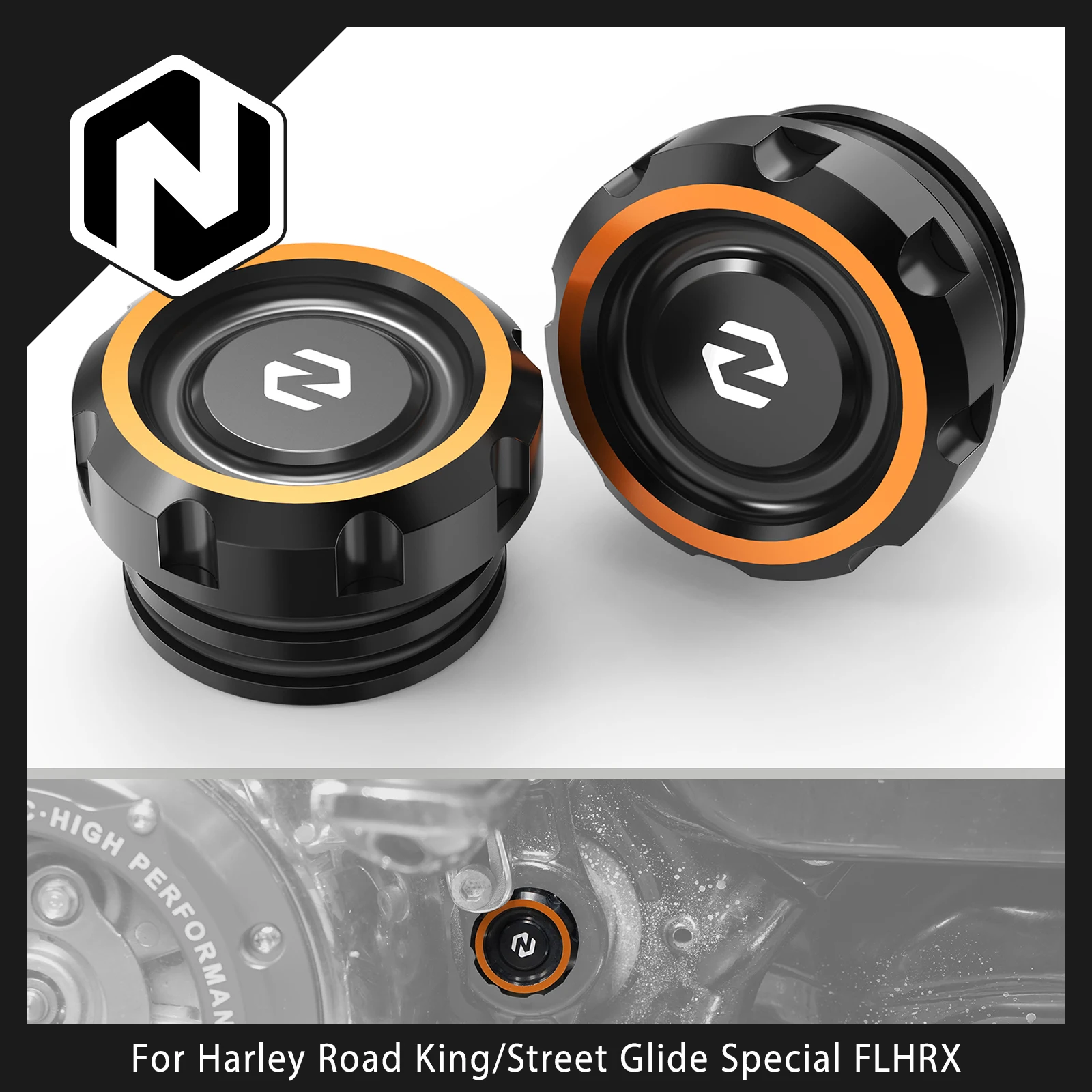Frame Hole Plugs For Harley Road King Special FLHRXS Street Glide FLHX 2017-2024 Road Glide Special FLTRXS Ultra Limited FLHTK