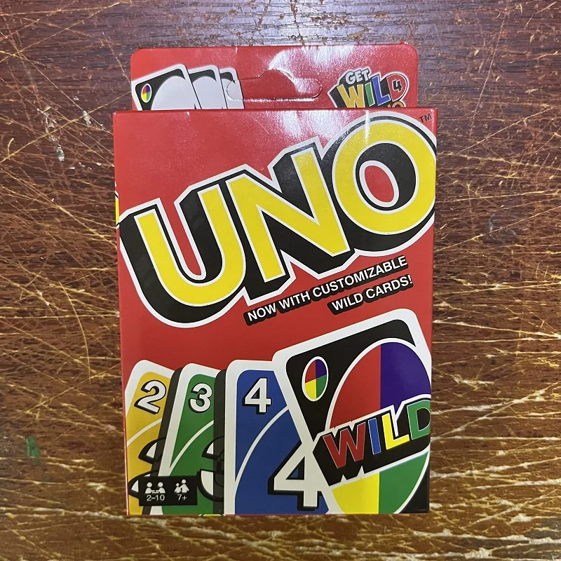 UNO Card Game with 112 Cards and Instructions, for Players 7 Years Old and Up, Great Gift for Kid, Family & Adult Game Night