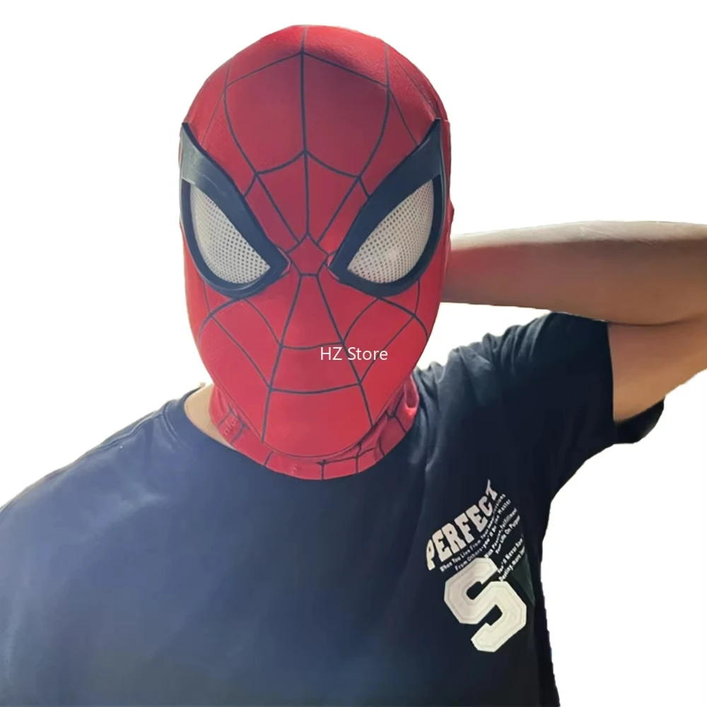

Маска Человека-паука Marvel, супергерой, маски для косплея на Хэллоуин, костюм из спандекса, тканевый материал, головной убор для ролевых игр для мужчин, подарок