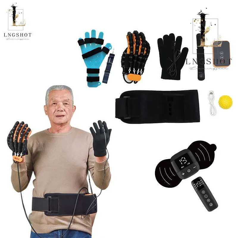 

Rehabilitation Robot Gloves for Rehabilitation Training of Stroke Hemiplegia Patients Gift Pulse Massager and Finger Corrector