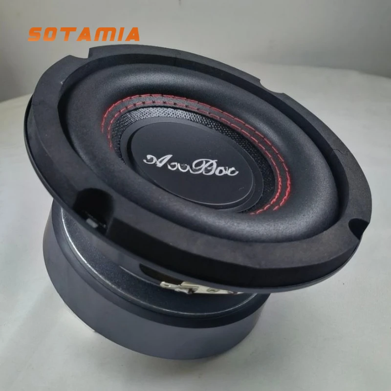 SOTAMIA 1Pcs 6.5 Inch Subwoofer 4 Ohm 180W Woofer Power Speaker Audio Sound Loudspeaker Bass Modified Hifi Music Bookshelf