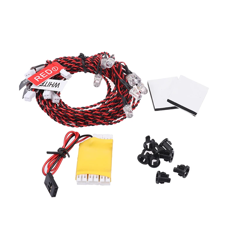 1Set Flash RC LED Light Kit 8 LED Lighting System For RC Helicopter Airplane