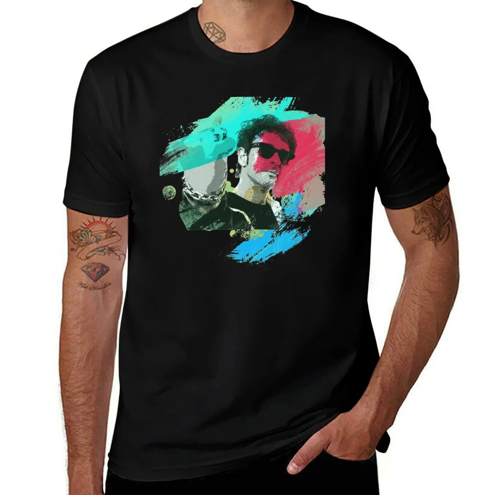 Gustavo cerati, soda estereo T-Shirt shirts graphic graphics essential t shirt Men's cotton t-shirt