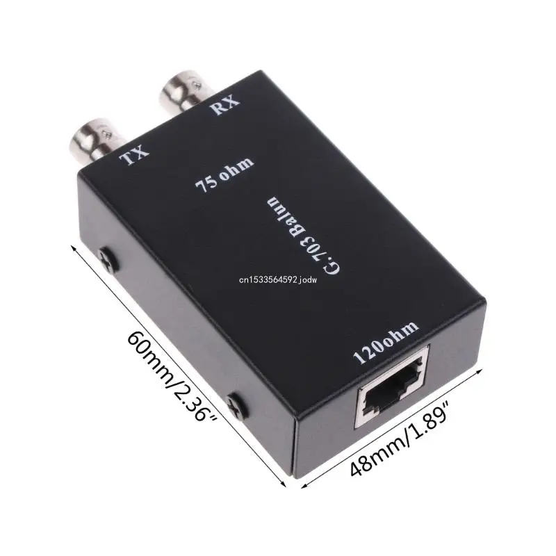 BNC to RJ45 Transmitter Balanced Unbalanced Converter Support 16Path Conversion Dropship