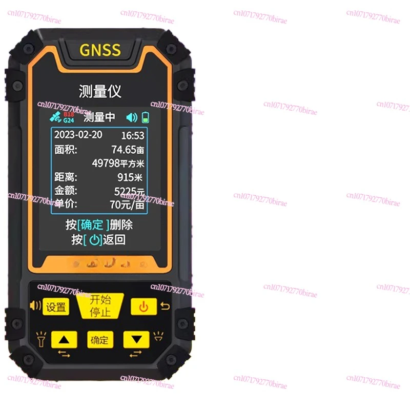 Mu Meter عالية الدقة المحمولة GPS Mu متر التلال الغابات المحمولة أداة قياس منطقة الأرض