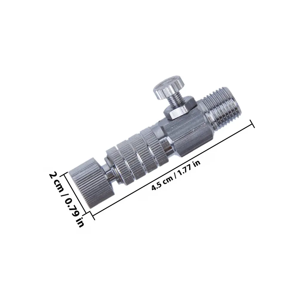 Adapter Airbrush Accessory Fittings Quick Connect Release Disconnect Coupler Silver Coupling