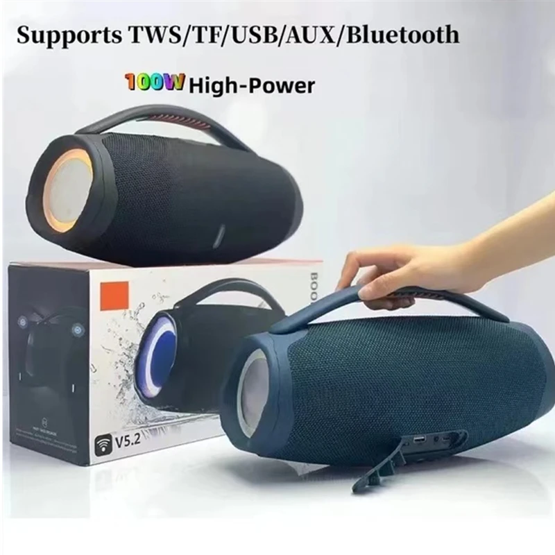 Bluetooth speaker BOX3 Great God of War RGB colorful portable outdoor subwoofer Caixa De Som