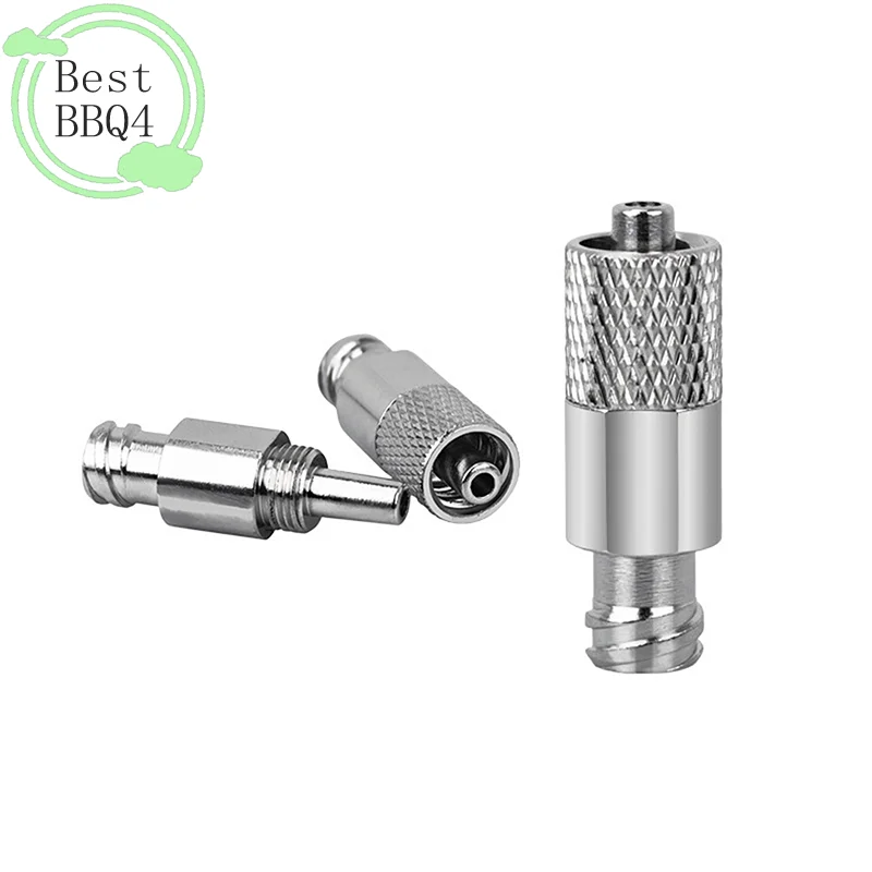 (BBQ4)Pneumatic Stainless Steel Luer Lock Extension Adaptor Metal Threaded Syringe Connector Male To Female Luer Lock Fitting