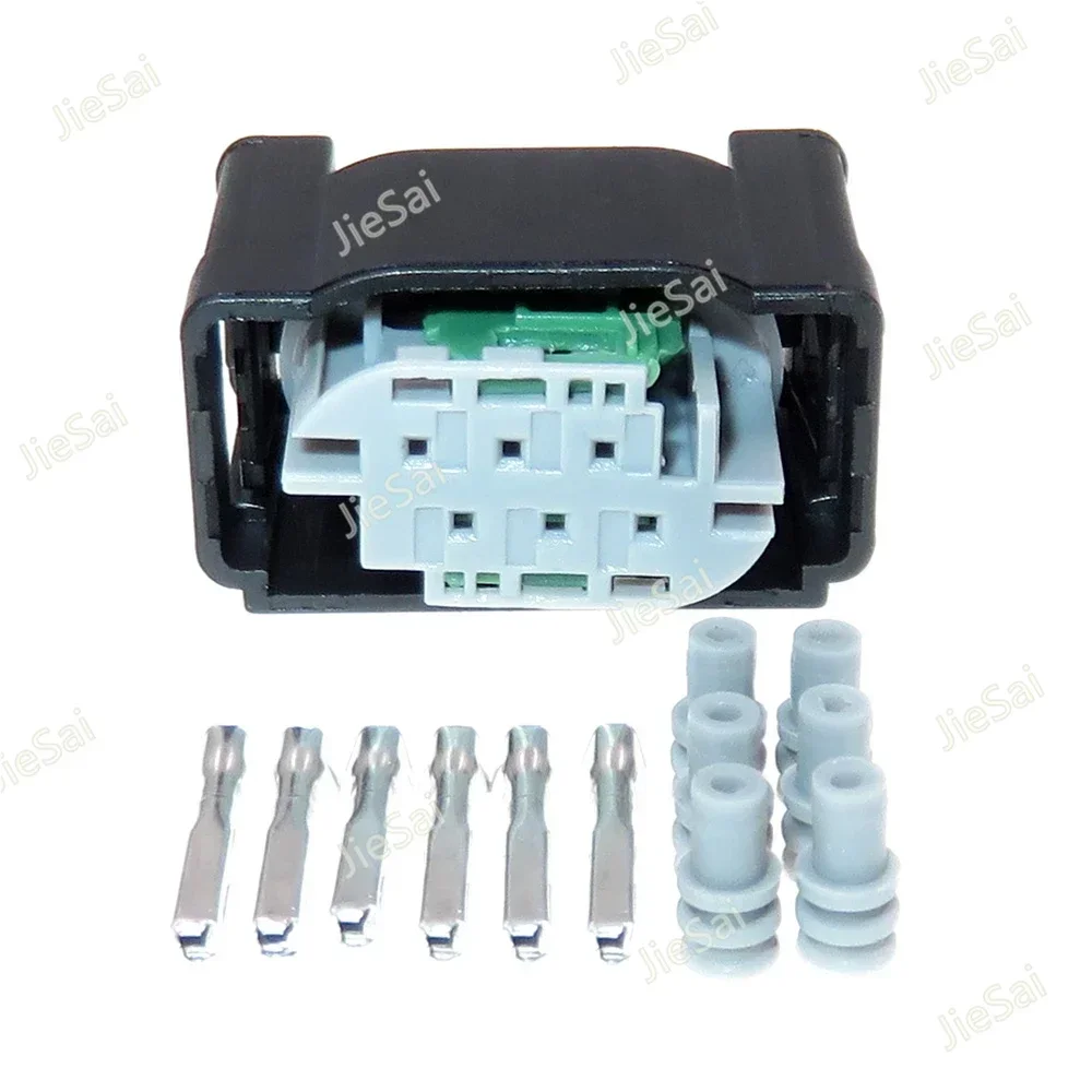 6 Pin Automotive Throttle Sensor Electric Wire Socket 1-967616-1 0.6 Series Miniature Waterproof Connector