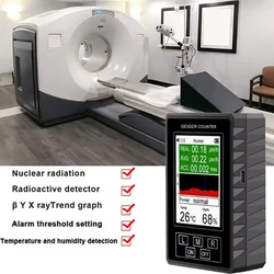 Rilevatore di radiazioni nucleari schermo LCD contatore Geiger rilevatore di marmo dosimetro personale Beta Gamma X-ray XR-1 Pro