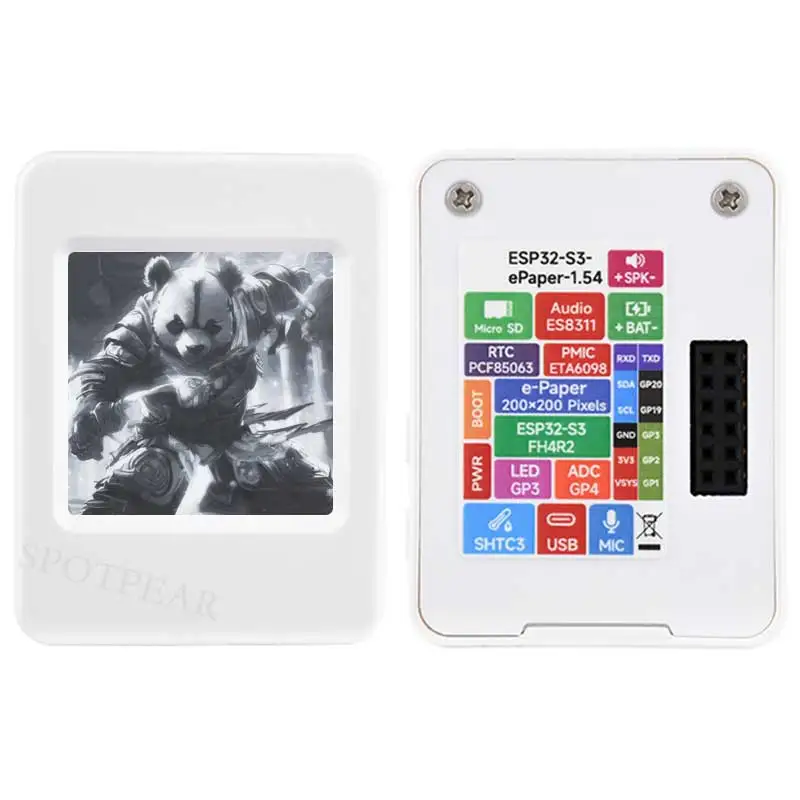 Für Xiaozhi ESP32-S3 AI 1,54 Zoll E-Paper Ink Screen 1,54 Zoll Display AIoT Development Board Deepseek